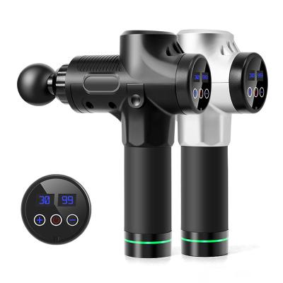 China Amazon 16v Pro3 Sonic Handheld Touch Screen Carbon Impact Thruster Rechargeable Silent Flow Percussion Adjustable Fascial Kraftgun Massage Gun for sale