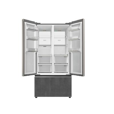 China Factory Supply AUCMA Bcd-571wpgxi Commercial Warehouse Multi Double Door Frostless Refrigerator Freezer for sale