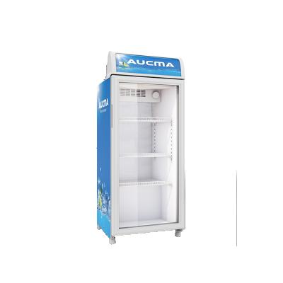 China China Wholesale Vertical Display Cabinet Desktop Beverage Single-temperature Bottle Cooler AUCMA SC-115 for sale