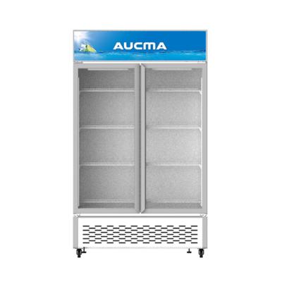 China Single-temperature Popular New Products Upright Beverage Freezer With Light Box Popsicle Ice Cream Beverage Display Cabinet for sale