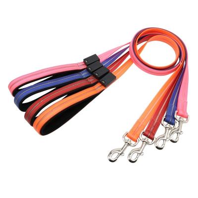 China NIBAO Sustainable Light Up Dog Leash With PVC Coated Webbing, Waterproof LED Dog Leash With Magnetic Charged for sale