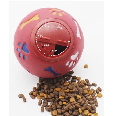 China Wholesale Viable Rubber Indestructible Feeding Toy Treat Dispensing Dog Pet Toy Ball From Nibao for sale