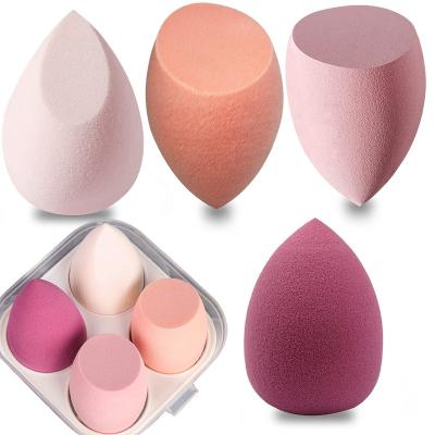 China Soft Wholesale Micro Fiber Beauty Black Sponge Velvet Microfiber Makeup Sponge Blender Assembled Round Shape Makeup Sponge for sale