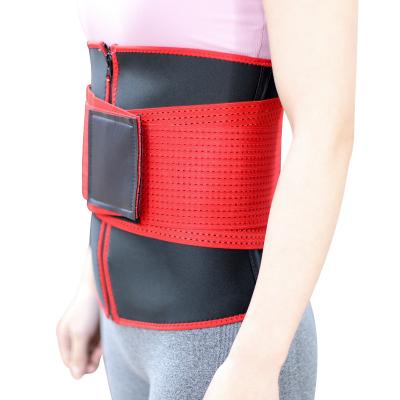 China Custom Wholesale Women's Waist Support Fitness Back Slim Body Sports Belt Double Burning Waist Trainer Waist Trainer Sauna Sweat Belt Wholesale for sale