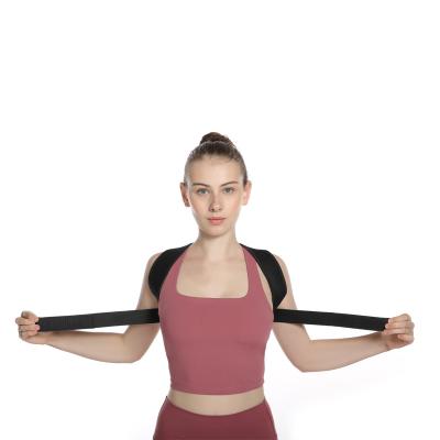 China Adult Children Back Brace Comfortable Adjustable Orthopedic Shoulder Corset Belt Support Clavicle Corrector Posture Drop Shipping for sale