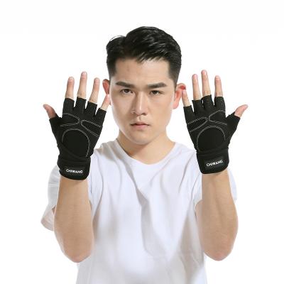 China Breathable Comfortable Half-Finger Fitness Gloves Bike Sport Exercise Gloves Workout Weightlifting Bodybuilding Training Fitness Gym Gloves for sale