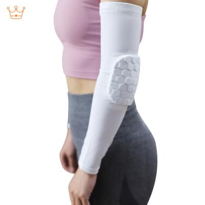 China 2021 New Adjustable Breathable Multicolor Optional Anti-impact Elasticity Elastic Elbow Sleeving Silicone Elbow Lightweight Silk Slippery Pad for sale