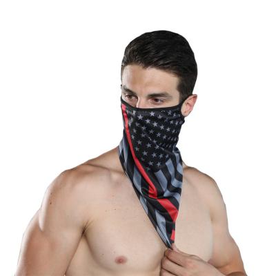 China Custom Made Anti-UV Breathable Cloth Mask Cover Scarf Adult Face Cuff Neck Sports Cooling Bandana for sale