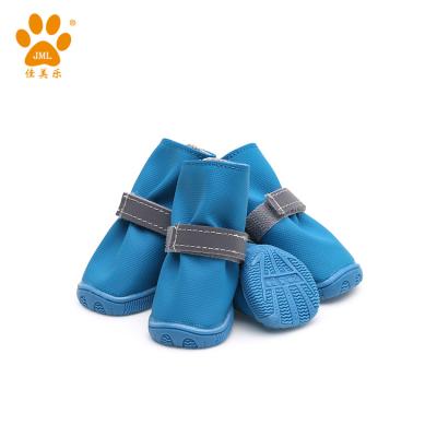 China JML Viable Pets Boots Waterproof Rain Rubber Shoes Non Slip Outdoor Dog Puppy Candy Color for sale