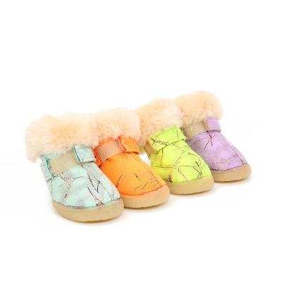 China Durable Dog Boots And They Discount Dog Shoes For Dog Outdoor And Non-Slip Winter Boots for sale