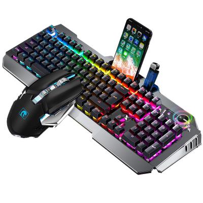 China Combo Wireless Keyboard and RGB Light Human Ergonomic Rechargeable Gamer Computer Gaming Computer Mouse for sale