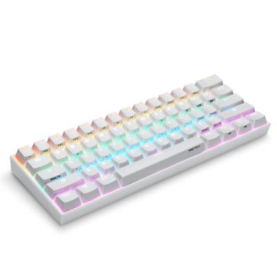 China Hot Selling 61 Radio RGB Head Light 60% Up Anne Pro 2 Cherry Gateron Mechanical Keyboard for sale