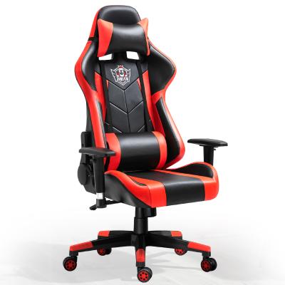 China Super Adjustable Sports(Height)Adjustable Cheap Ergonomic Gaming (Height) Lift Armrest Swivel Chair With Wheels for sale