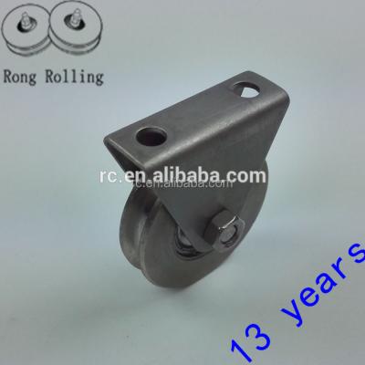 China 358R 1.3 Inch U Groove Steel Sliding Gate Wheel With Bearing 1 - 30 Mm for sale