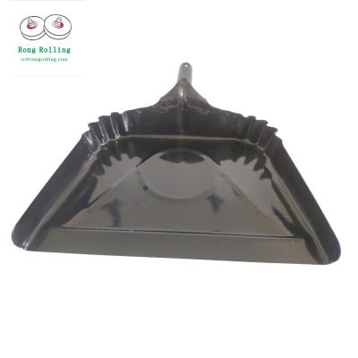 China Outdoor American Plug Iron Commercial Industrial Hot Galvanized Dustpan for Garden Home Cleaning for sale