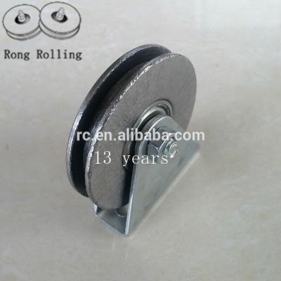 China 0.6 Inch-1.5 Inch Steel Sliding Pulley Steel U Groove for sale