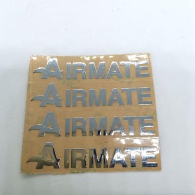 China Waterproof wholesale metal custom LOGO color can be customized trademark sticker for sale