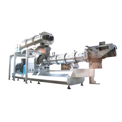 China Cheap Custom Twin Grain Screw Extruder Protein Extruder Pet Food Hot Sale Soybean Textured Extruder for sale