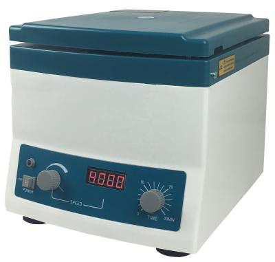 China Metal LED Display Lab Low Speed ​​Desktop Centrifuge for sale