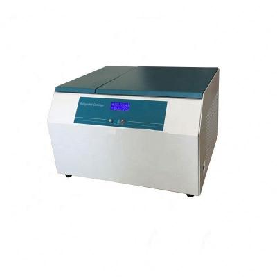 China Metal Medical Laboratory Hospital Clinic Chemical Biological Laboratory Low Speed ​​Refrigerated Centrifuge for sale