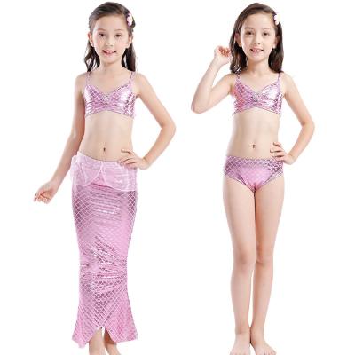 China Children Anti-static Hot Girl's Clothing Mermaid Tail Swimwear Girl's Bikini Swimwear for sale