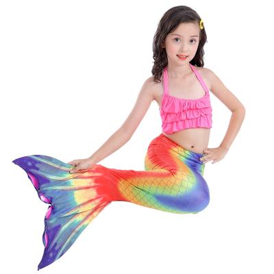 China Hot Children Swimming Swimwear Girls Anti-Static Mermaid Tail Girls Swimwear Mermaid Bikini Swim Wear for sale