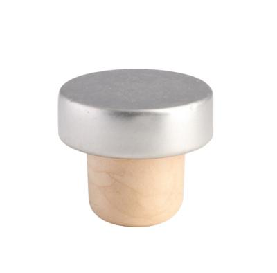 China Non Puddle Wholesale T Shape Wine Cork Stoppers Sliver Color Stopper T Cork For Liquor Bottle for sale