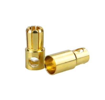 China Audio Speaker Converter Factory Custom Banana Jack Plug 6mm Female Gold Plated Terminal for sale