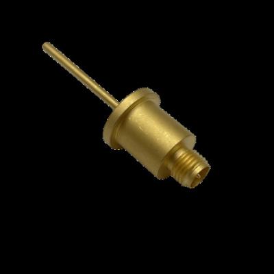 China RF For Aviation / Anti Radar Pole Long Rod SMA RF Coaxial Connector With Copper And Nickel Plating for sale