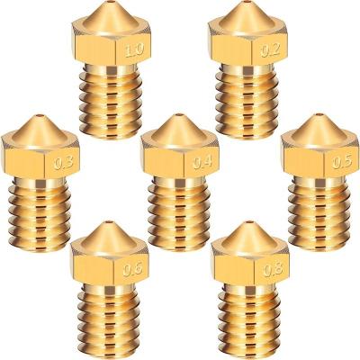 China E-3D V6 0.2 Nozzle V5 V6 3D Printer Copper Brass Nozzle for sale