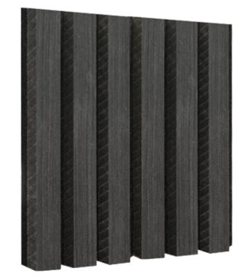 China Modern Auditorium Hall Tiange Wall And Ceiling Soundproof Slats Laminated Wooden Pet Veneera Acoustic Panel for sale