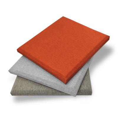 China Highly Efficient Sound Absorption Customized Fabric Polyester Felt Acoustic Panel For Interior Decoration Wall Panels for sale