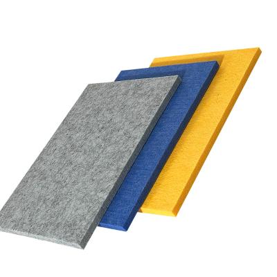 China European Standard Modern Acoustic Solution PET Polyester Fiber Acoustic Sound Absorbing Panel for sale