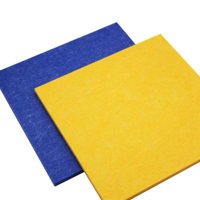 China Sound Absorption Highly Efficient Soundproof Home Studio Polyester Acoustic Panels Polyester Particle Board for sale