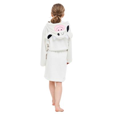 China MICHLEY Cow Animals Kids Sleeping White QUICK DRY White Maxi Dress for sale