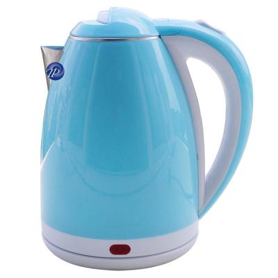 China 360 Electric Water Kettle Cordless Automatic Hot Water Kettle 1.8L Degree Double Bottom Rotation Plastic Wall With Color Surface for sale