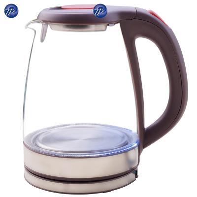 China 360 Coffee Rotation Electric Glass Boiler Water Kettle Base 1.8L Degree Intelligent Milk Kettle for sale