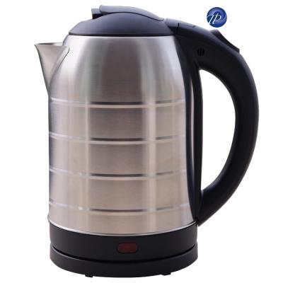 China 360 Degree Rotation Stainless Steel Base 1.8L Stainless Steel Electric Kettle Tetera de acero for sale