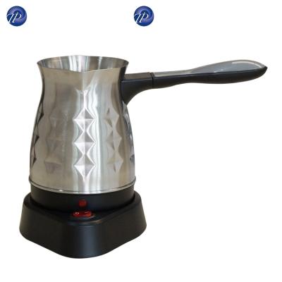 China 360 Degree Rotating Base 0.6L Stainless Steel Electric Coffee Kettle with Stainless Diamond Surface 0.5L electronica de acero for sale