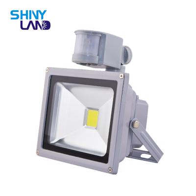 China Sports stadiums security lighting 10w 20w 30w 50w 100w waterproof outdoor pir sensor ip65 led flood lamp for sale