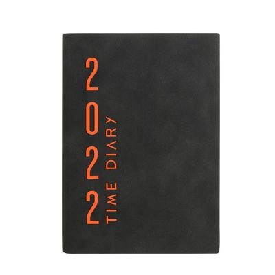 China Customizable 2022 Spiral 2023 PU Leather Hardcover Book School Agenda A5 A6 B5 Dotted Grid Planner Journal Notebook for sale