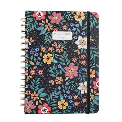 China New Spiral 2022 Spiral Notebook Agenda Weekly Planner Printing Logo Cheap Custom Diary Diary for sale