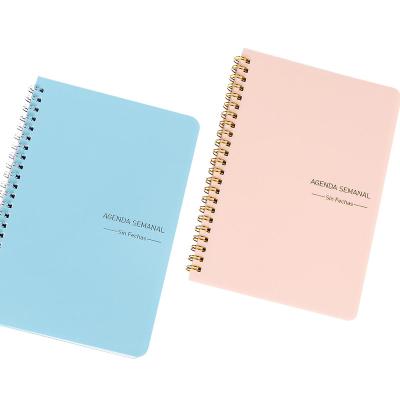 China New Custom 2022-2023 Spiral Notebook A5 Hardcover Life Planner Printing Journal Printed Diary Notebook for sale