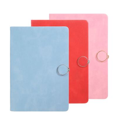 China Wholesale Logo Magnetic Simple Custom Book Disc Office Notepad Leather Enterprise Holiday Gift Spot Accept Customized Logo for sale