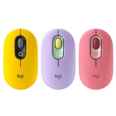 China 3D Logitech PO P Mouse Wireless Mouse with Emojis SilentTouch Technology Compact Design Customizable Mouse logitech for sale