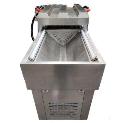 China DZ-600 2QX Double Chamber Double Gradient Chambers Vacuum Vegetable Packing Machine Automatic Meat Vacuum Packer for sale