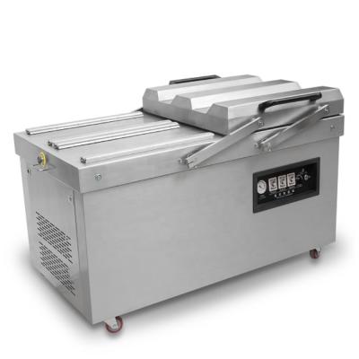 China DZ-600 4SC Automatic Food Double Chamber Vacuum Sealing Machine Home Use Vacuum Packer for sale