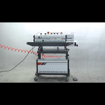 China LF1080A Continuous Food Air Suction Band Sealer for sale