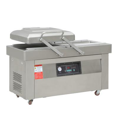 China DZ-500/2SB Two Person Chamber High Performance Food Sealed Commercial 100% Vacuum Table Top Vacuum Packing Machine Vacuum Sealer for sale