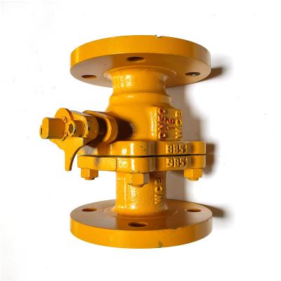 China General Q41f Api Standard Forged Steel 2 Way Floating Type Manual Flanged Ball Valve for sale